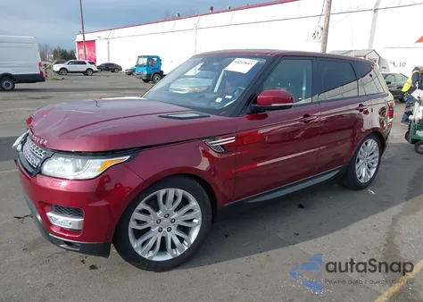 2016 Land Rover Range Rover Sport 3.0L V6 Supercharged Hse из США, поврежденный, VIN SALWR2PF4GA592506